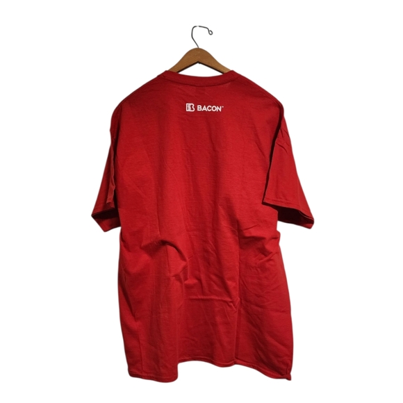 Gildan Red ‘Hustle Like A Legend’ T-shirt Size XL - Picture 2 of 3